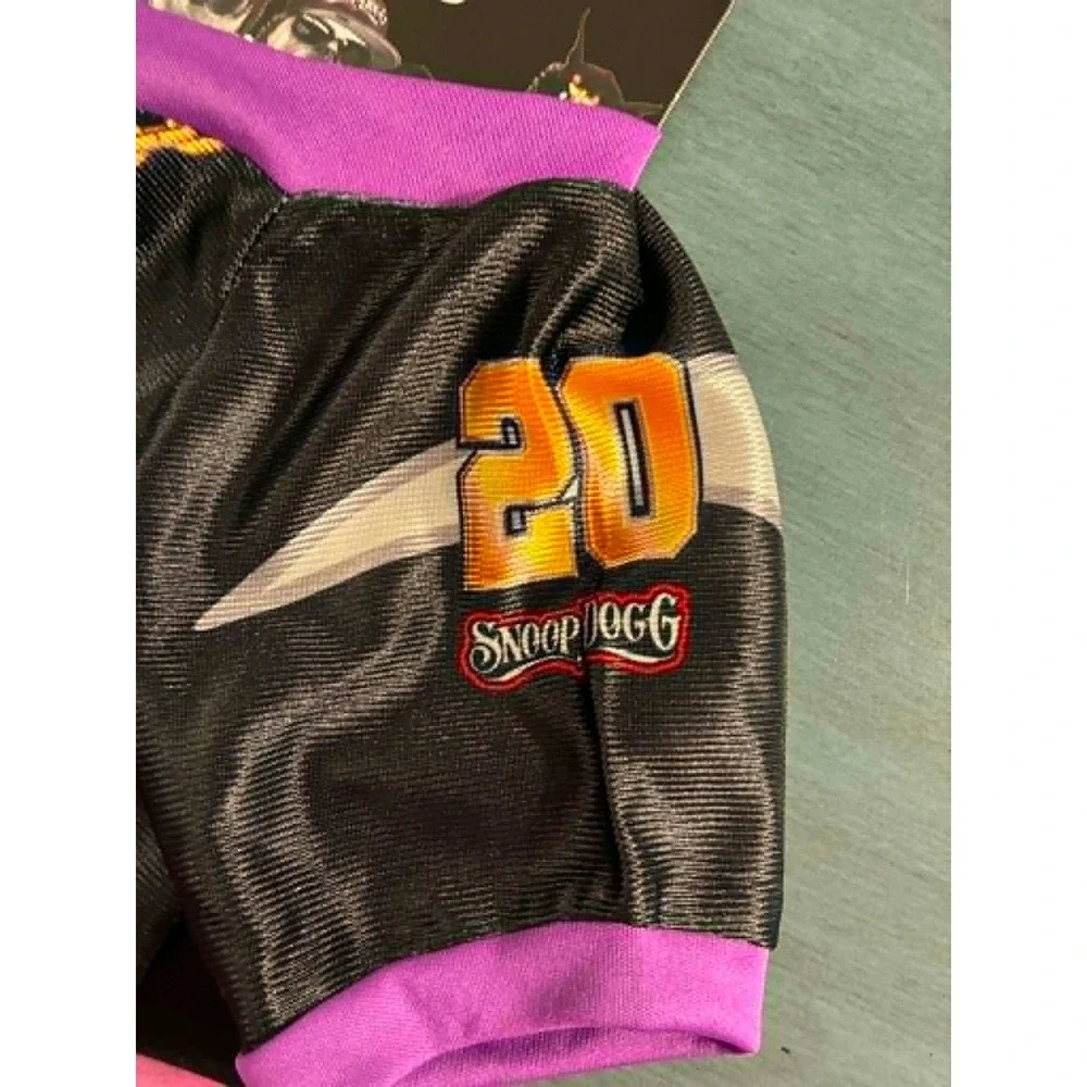 Snoop Doggie Doggs Pet Jersey Medium Black New Deluxe Dogg 20 Mesh Shirt